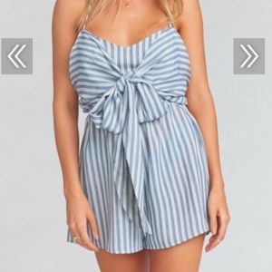 NWT SMYM ⚓️ MELISSA ROMPER SHE SAILS STRIPE FLUX